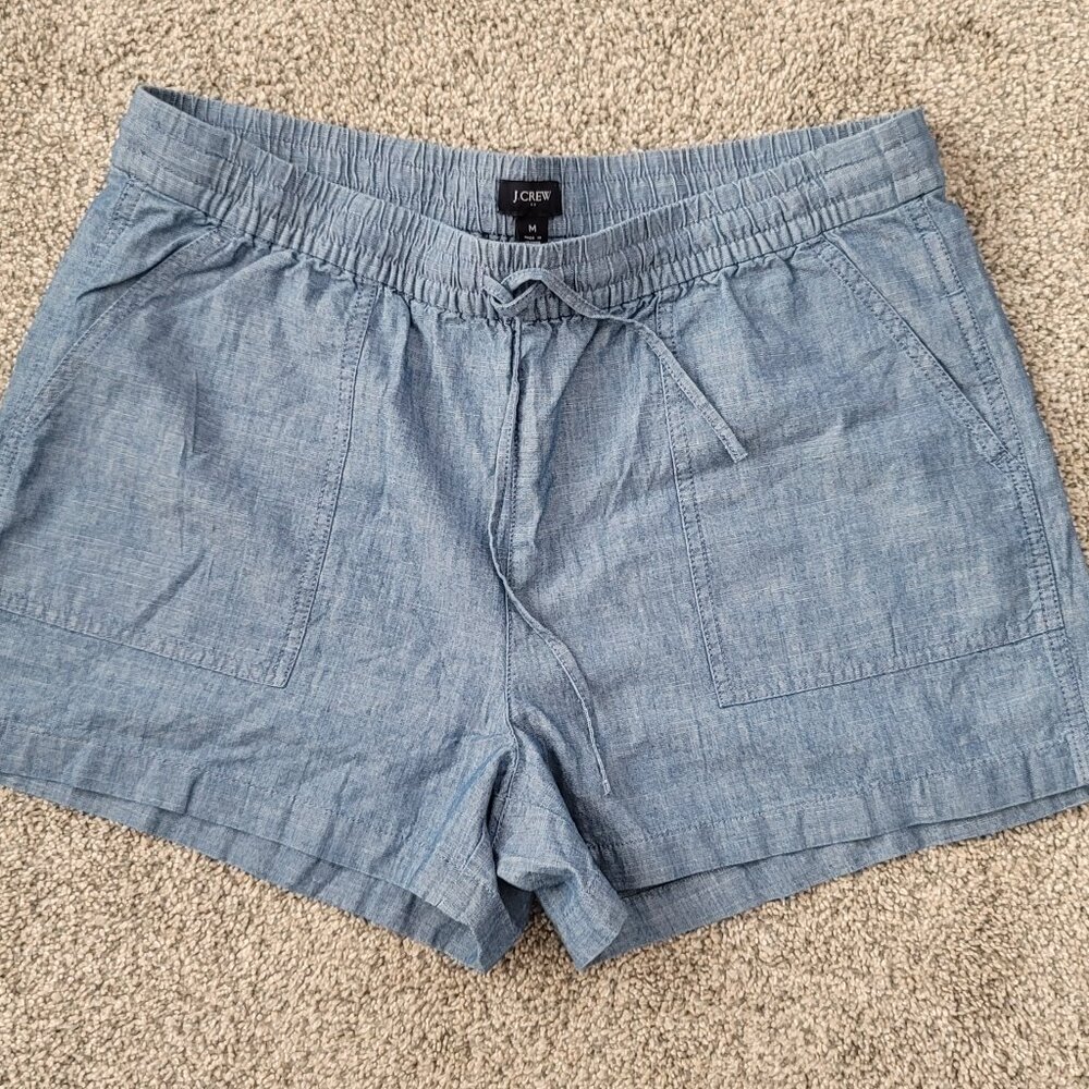 J.Crew RE-Imagined  Chambray Shorts Medium- New With Tag  Spring 2023